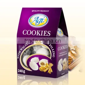 AGI COOKIES With Walnut & Cinnamon Filling 0.240 kg thumbnail-1