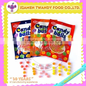 Sugar Coated Colorful Jelly Chewing Fruit Balls Candy thumbnail-1
