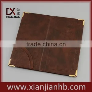Custom Made Hotel Restaurant Metal Fasten Bill Folders With Sleeves (XJJD14) thumbnail-2