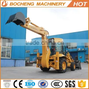 Multifunctional FLB468 FOTON LOVOL 95HP 1.0CBM H Type Leg Four Wheel Drive With Price Tractor Backhoe thumbnail-1