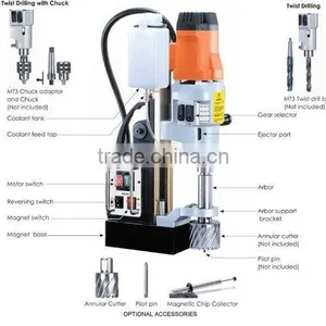 [Handy-Age]-4 Speed Magnetic Drilling Machine (MW1304-004) thumbnail-1