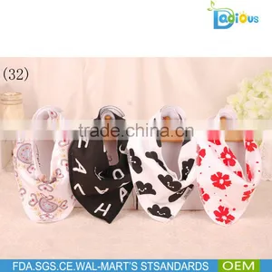 Amazon Bestseller Popular Stylish 100% Baby Cotton Bandana Bibs Triangle thumbnail-3