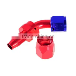 AN-8 AN 8 AN Aluminum Swivel Fuel Oil Hose End Fitting 45 Degree Adapter thumbnail-1
