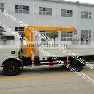 Dongfeng 8x4 Truck With Crane,truck With Loading Crane,crane Truck With Flatbed thumbnail-6