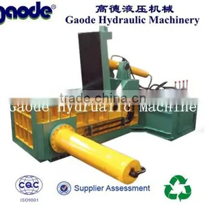 Hydraulic Bale Push Out Scrap Metal Compress Baler Machine thumbnail-1