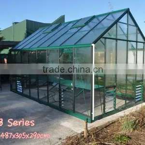 Tempered Glass Greenhouses New Products Widely Used for Garden Planting thumbnail-1