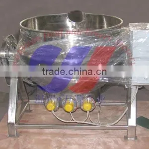 50L Tilting Jacketed Kettle in Stock Electric Heating Cooling Jacketed Kettle Jacketed Cooking Kettle thumbnail-4