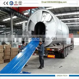 Tyre Waste Reprocessing Recycle Machine Extracing Pyrolysis Oil thumbnail-6