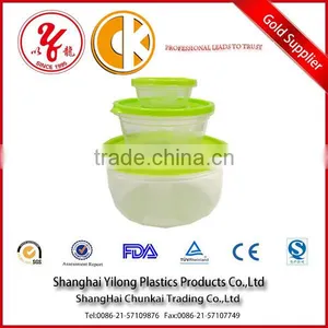 Disposable Round Plastic Bowl / Container With Lid thumbnail-1