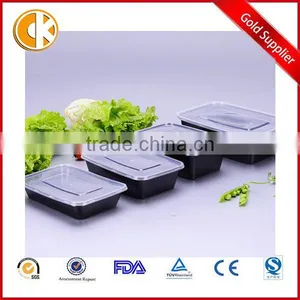 Differrent Size Better Leak Resistant Meal Prep Bento Box Microwave Single Compartment Food Containers With Lids thumbnail-1