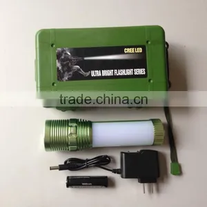 Multi-function Led Working Light Rechargeable Flashlight Zoom Tactical Flashlight thumbnail-4