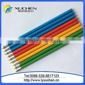 HB Pencils Standard Pencils Yellow Colored Pencil With Erasers Topper thumbnail-1
