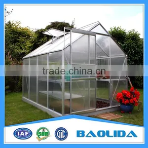 Low Cost Agriculture Polycarbonate Tunnel Greenhouse thumbnail-5
