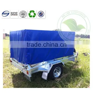 Heavy Duty PVC Tarpalin Trailer Cage Cover Quality Guarantee thumbnail-1
