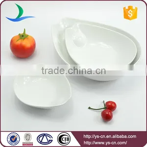 Custom Kitchen White Ceramic Dry Fruit Bowl Wholesale thumbnail-1