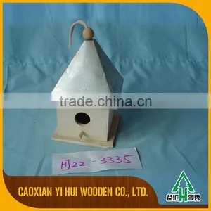 Decor Wooden Bird House Feeder Model thumbnail-2