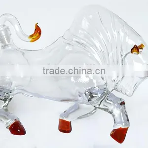 Item 0818 Good Quality Wholesale 750ml Frosted Glass Wine Bottle for Vodka,and Whisky thumbnail-5