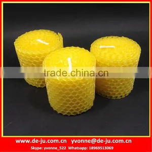 Cheap Pillar Round Candle Beewax thumbnail-1