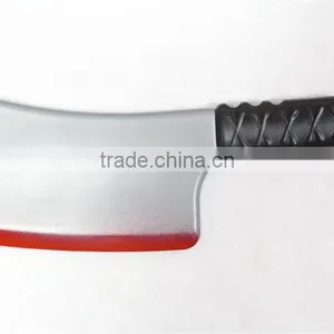 Halloween Plastic Kitchen Knife Party Horror Bloody Knife Toy thumbnail-6