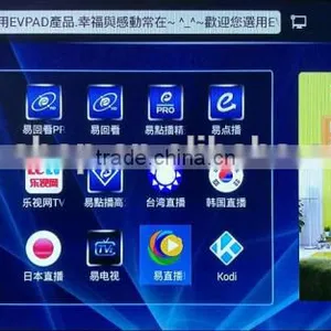 2017 Factory Cheap Strong Hongkong/Taiwan/Korea/Japan/Malaysia Live Steaming EVPAD Pro Bluetooth 1/16GB IPTV Android TV Box thumbnail-4