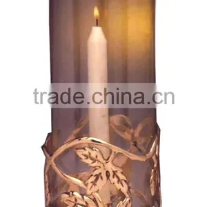 Table Decorative For Candle Light Dinner Hurricane Candle Holder thumbnail-1