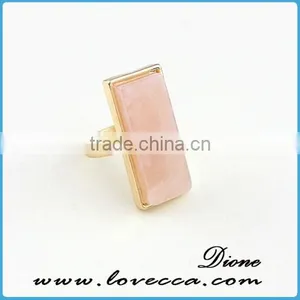 Cheap Fashion Wholesale Trendy Ladies Fashion Natural Gemstone Ring thumbnail-4