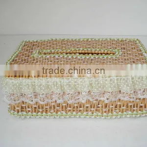 Exquisite Wicker Napkin Box thumbnail-1