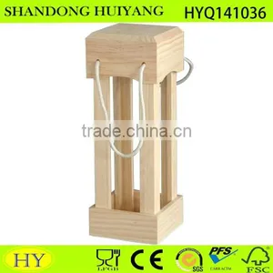 Pine Wood Wine Box With PVC Window, Pine Wood Wine Box thumbnail-1