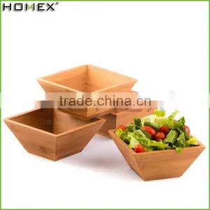 Bamboo Bowl for Salad,fruit Serving Bowl Homex-BSCI thumbnail-1