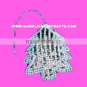 Tree Shape Elegant Christmas Decoration Ornament Embroidered thumbnail-1