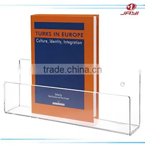 Modern Clear Acrylic Wall Mounted Magazine & Brochure Display Rack thumbnail-1