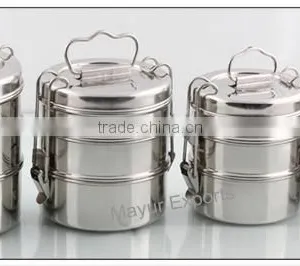 Stainless Steel Tiffin - 3-tier thumbnail-1