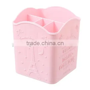 NEW Plastic Delicate 4 Compartment Colorful Barrel,pen Container for Study thumbnail-4
