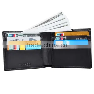 Tianhooo RFID Blocking Minimalist Genuine Leather Slim Front Pocket Wallet thumbnail-1
