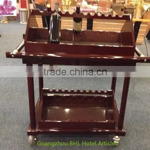 Red Wine and Liquor Serving Cart for Restaurant C-14 thumbnail-1