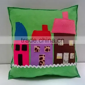 2017 Fashion New Nonwoven Polyester Felt Fancy Custom Printed Fabric Cushion Cover for Office Chair Wholesale Manufacturer OEM thumbnail-1
