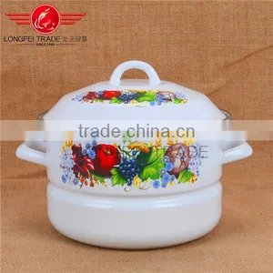 High Quality Enamel Casserole Ceramic Stockpot Cookware Set thumbnail-2