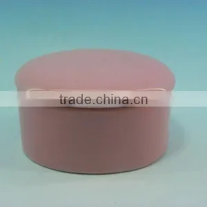 GLAZED ROUND SHAPE CERAMIC JEWELLERY BOX thumbnail-1