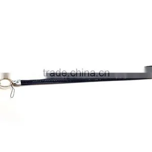Promotion Gift PU Leather Lanyard With Crystal Gem, Swivel Snap Hooks, Key Ring Accembly, Acrylic Gem Key Chain thumbnail-1