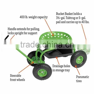 Rolling Garden Deluxe Tractor Scoot for Gardeners thumbnail-2