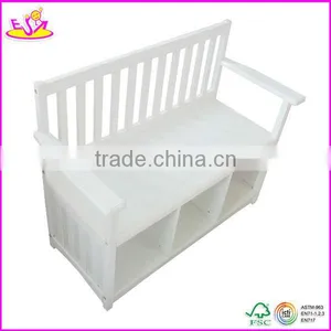 2015 New Kids Chair With Storage,popular White Bench Chair With Good Printing,hot Sale Children Chair With Storage W08G079 thumbnail-1