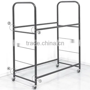 Steel Tube Customized Tire Rack Display Stand thumbnail-2