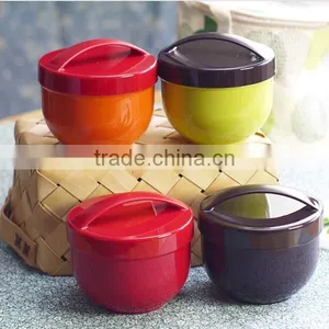 High Capacity 3 Layers Black Lunch Box With Fork & Spoon OKAY With Microwave,hot New Product for 2015,CUSTOM Plastic Lunch Box thumbnail-4