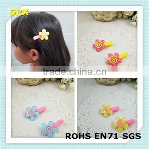 New Fashion Flower Nature Style Plastic Hair Clip thumbnail-1