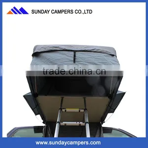 New Auto Camping Canvas Safari Tents for 4x4 Travel Trailer thumbnail-2