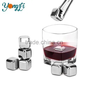 BPA Free Ice Cubes for Cooling Drinks Stainless Steel Reusable Ice Cubes thumbnail-1