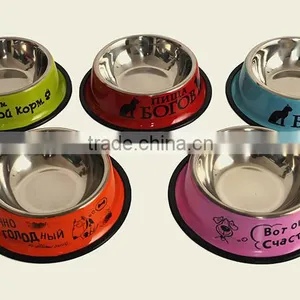 Wholesale Stainless Steel Pet Bowl Dog Water Bowl Cat Food Bowl thumbnail-5