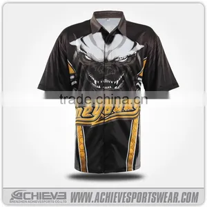 Custom Personal Design Sublimated Racing Polo Shirts thumbnail-5