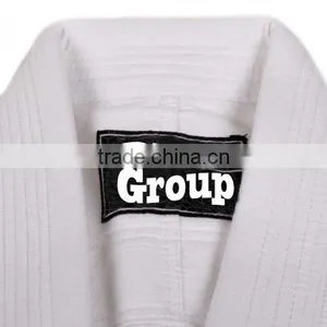 Pakistani Gi White Color Pearl Weave Top Quality BJJ Gi's Custom OEM thumbnail-3