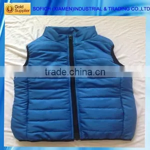 Colorful Children Winter Vest in Waterproof Fabric Micro Fleece thumbnail-2